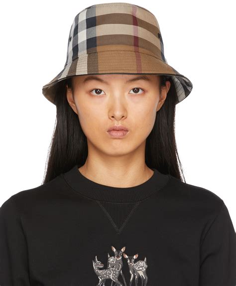 burberry bucket hat with logo|Burberry bucket hats for women.